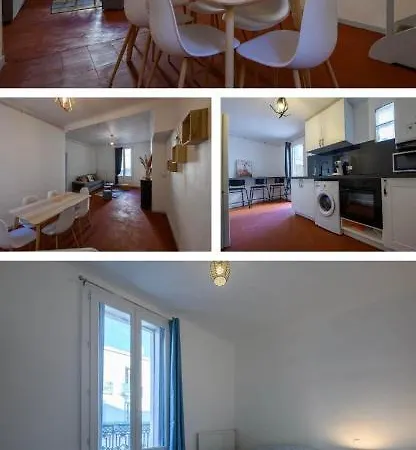 Apartment Grand De 100m2 -allee Paul Riquet - 4chambres - Wifi- Tv Connectee Beziers