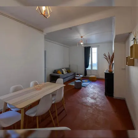 Grand De 100m2 -allee Paul Riquet - 4chambres - Wifi- Tv Connectee Apartment