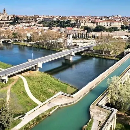 Grand De 100m2 -allee Paul Riquet - 4chambres - Wifi- Tv Connectee Apartment Beziers